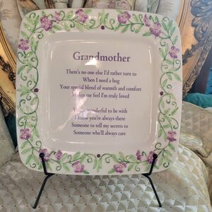 Insight Hand Painted Decorative Plate